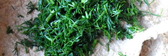 паштет из куриной печени с укропом