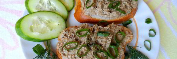 паштет из куриной печени с укропом
