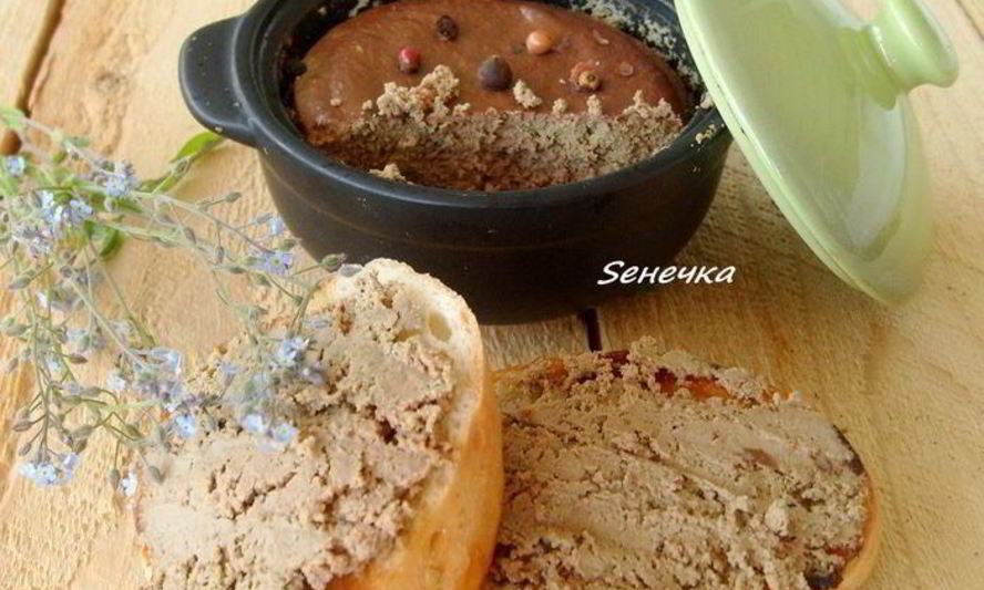 Рецепт паштета из куриной печенки и мартини