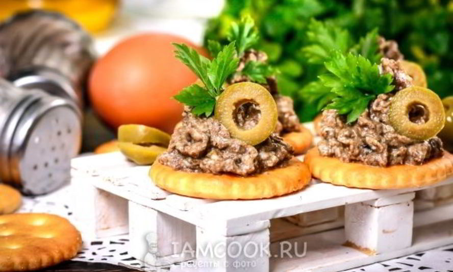 Рецепт паштета из оливок