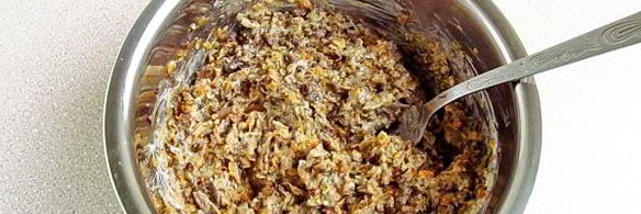 паштет из опят с овощами