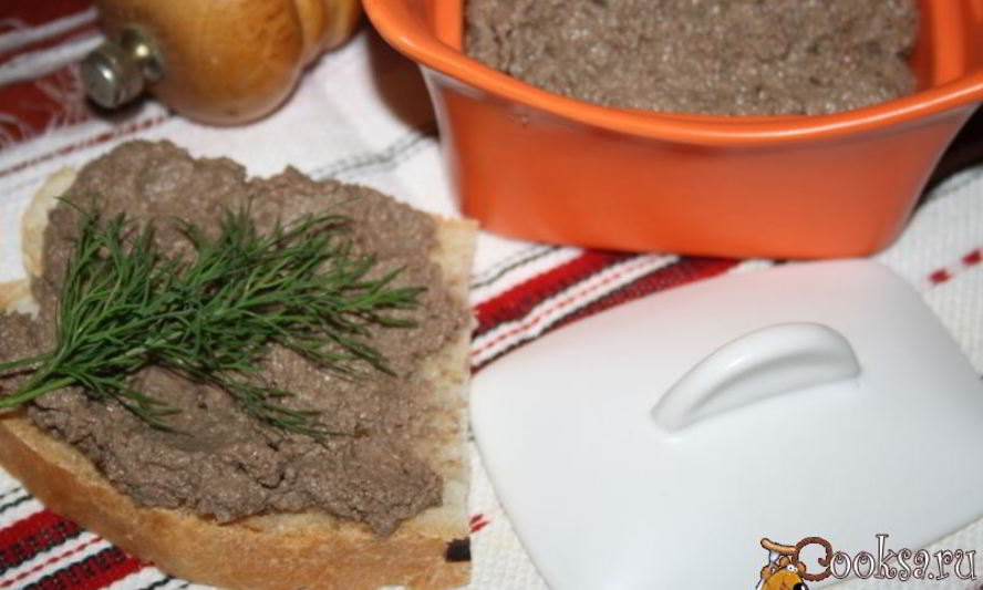 Рецепт паштета из печени индейки с корнем сельдерея и вином