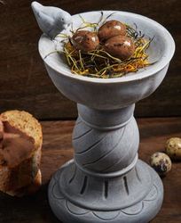 Паштет из перепелки и утиных желудочков конфи