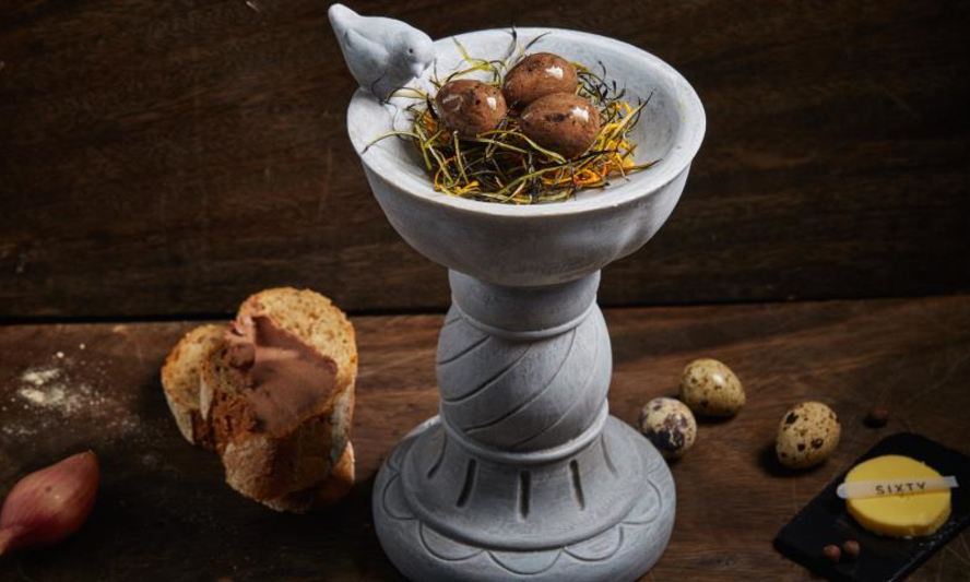 Рецепт паштета из перепелки и утиных желудочков конфи