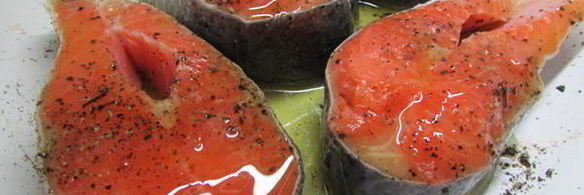 паштет из семги с красной икрой и белым вином