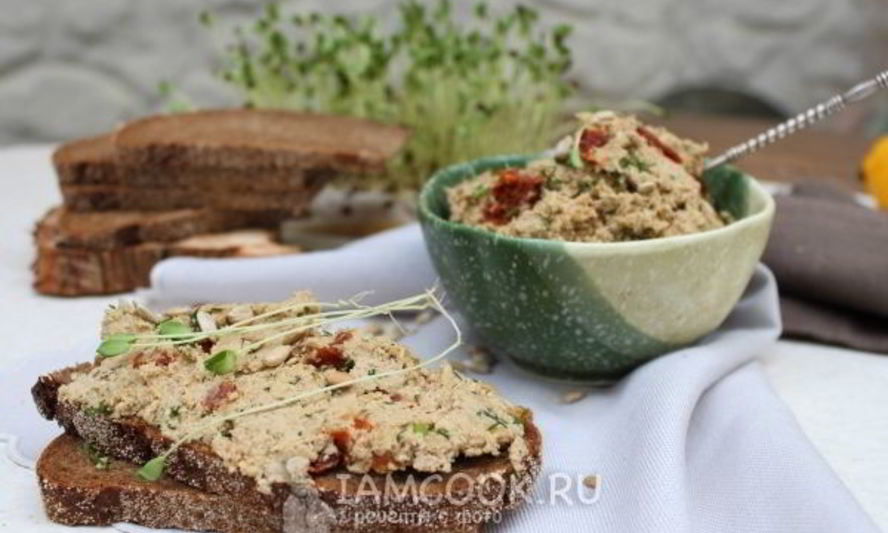 Рецепт паштета из семян подсолнуха