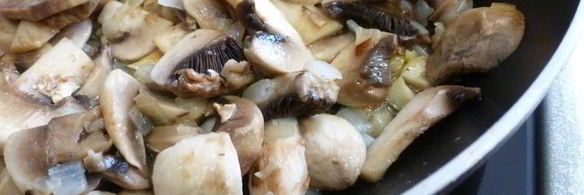 паштет из шампиньонов и моцареллы