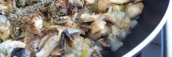 паштет из шампиньонов и моцареллы