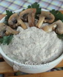 Паштет из шампиньонов и творога