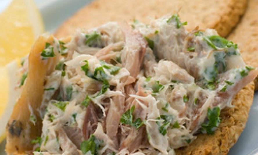 Рецепт паштета из скумбрии на овсяном печенье