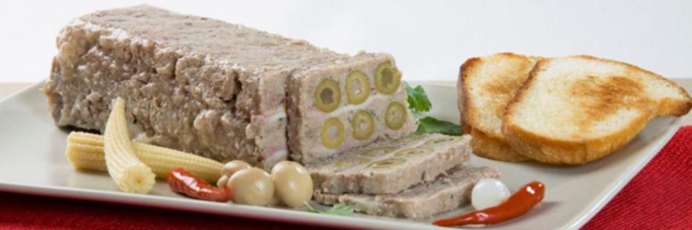Паштет из свинины с оливками