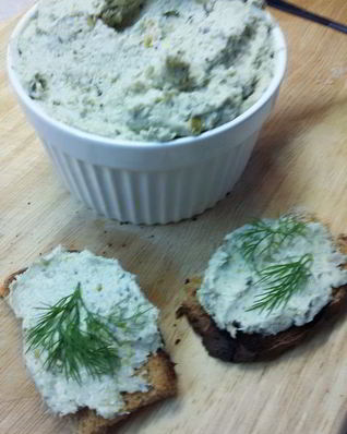 Паштет из трески с оливками