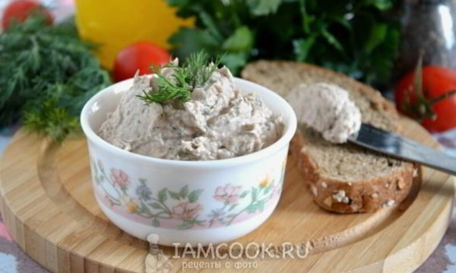Рецепт паштета из тунца и сливочного сыра