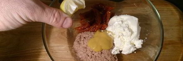 паштет из тунца и творожного сыра