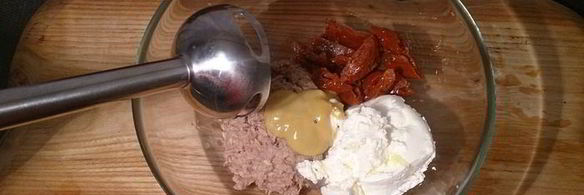 паштет из тунца и творожного сыра