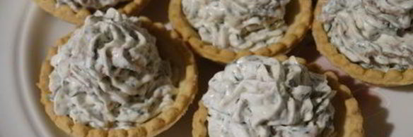 паштет из творожного сыра и печени трески