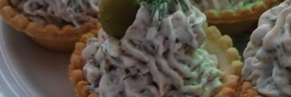 паштет из творожного сыра и печени трески