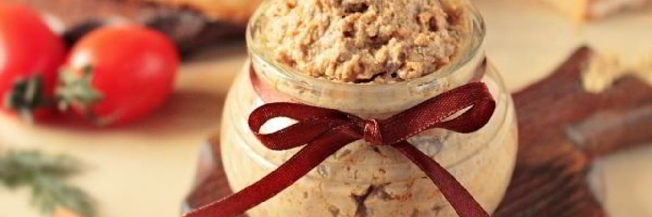 Паштет из вареной говяжьей печени