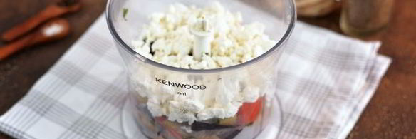 паштет из жареных баклажанов с творогом