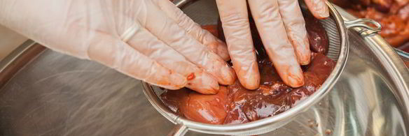 паштет куриный на гренках