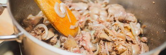 паштет куриный на гренках