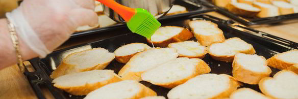 паштет куриный на гренках