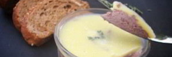 паштет печеночный со сливочным маслом