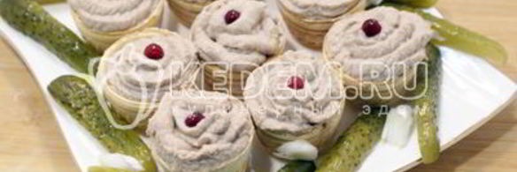 паштет рыбный нежные корзинки