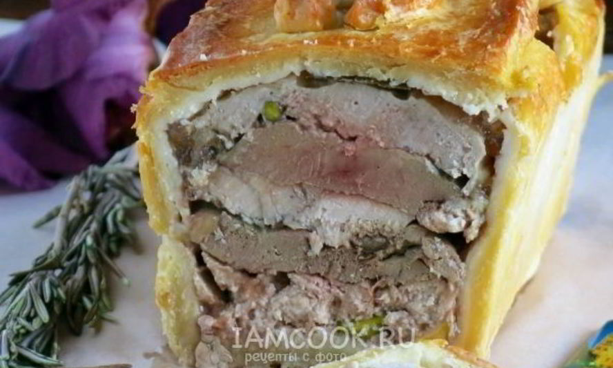 Рецепт паштета в тесте