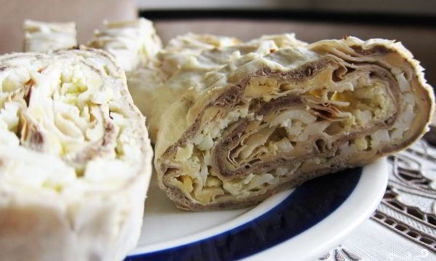 Рецепт печеночного паштета из говяжьей печени в лаваше