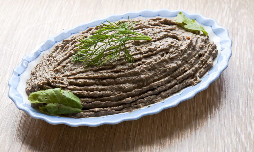 Рецепт печеночного паштета с грибами