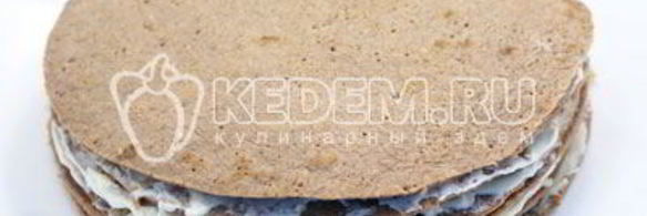 блинный торт с печенью