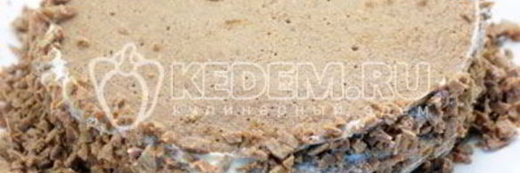 блинный торт с печенью