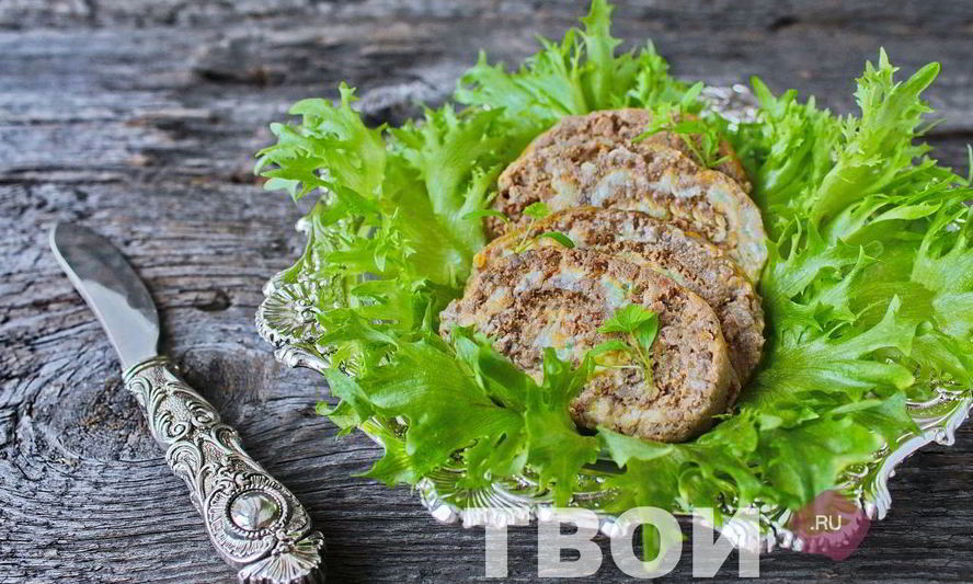 Рецепт печеночного рулета