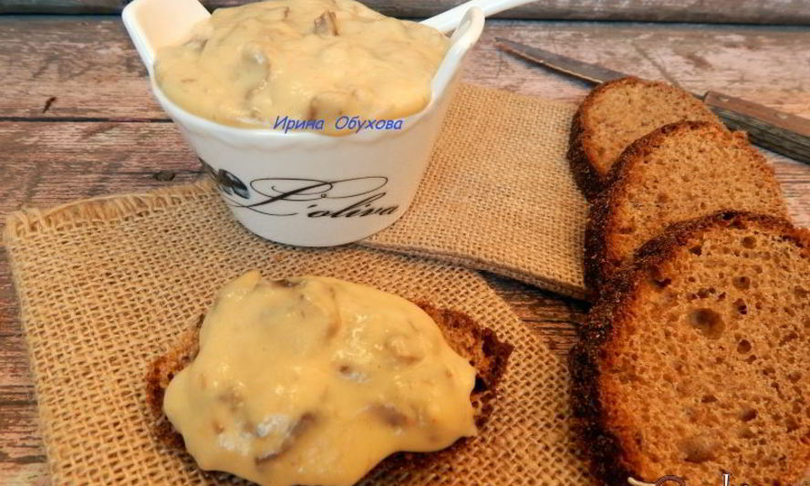 Рецепт плавленого сыра с грибами