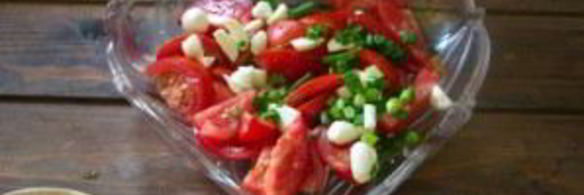 помидоры с моцареллой