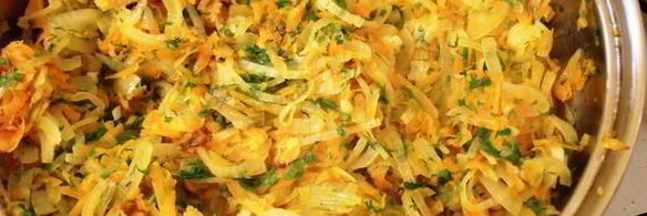 постная закуска из лука и моркови