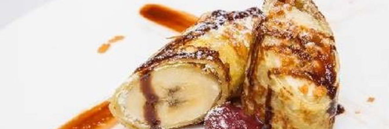 Банановые роллы