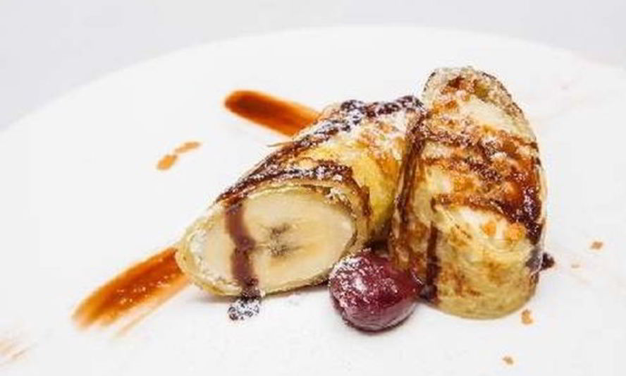 Рецепт банановых роллов