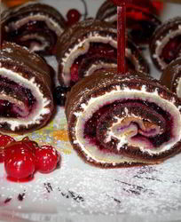 Блинные роллы Инь и янь с двойной начинкой