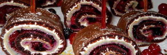 блинные роллы инь и янь с двойной начинкой