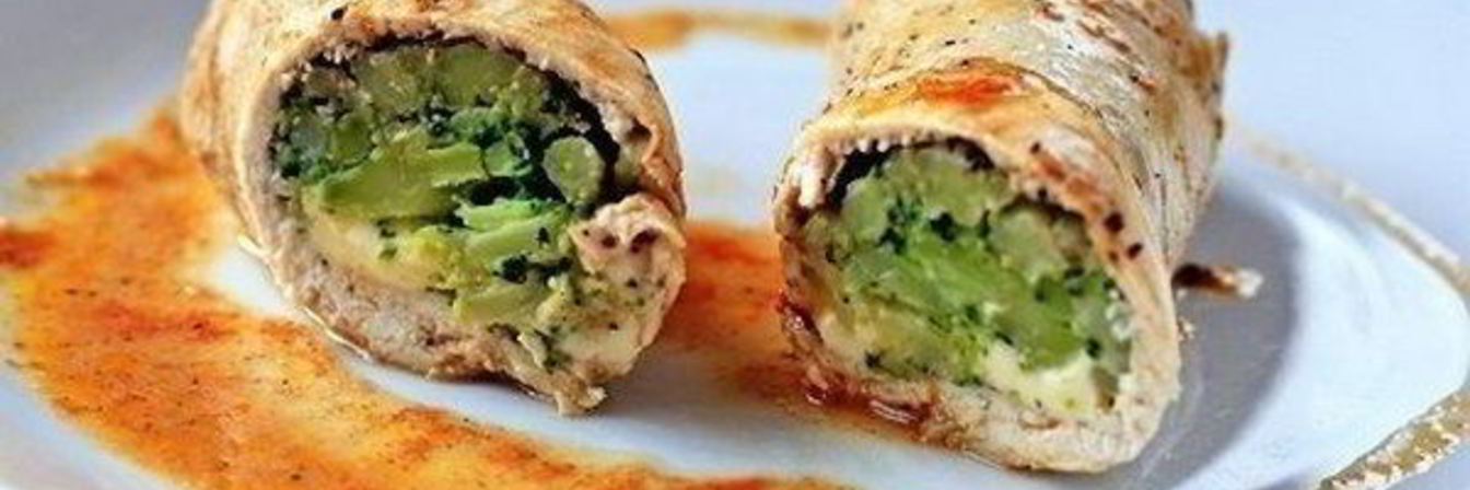 Куриные роллы под нежным соусом