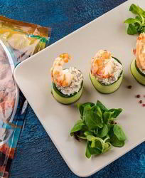Огуречные роллы с креветками