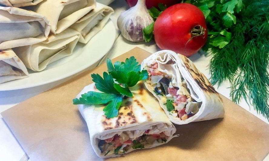 Рецепт овощного ролла