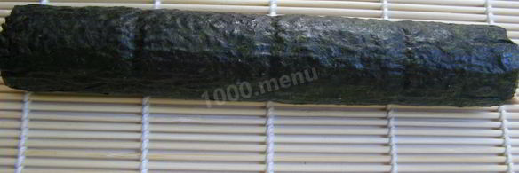 постные роллы с огурцом