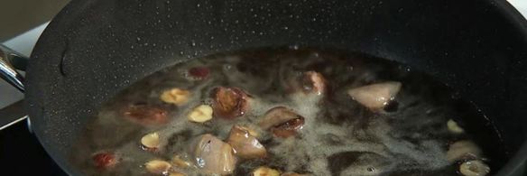 ролл с куриными сердечками