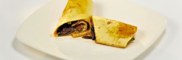 ролл с куриными сердечками