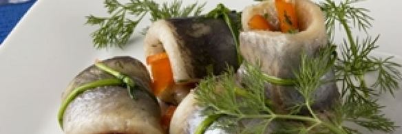 роллы из селедки с овощами