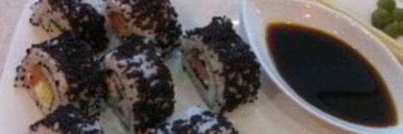 роллы с икрой летучей рыбы