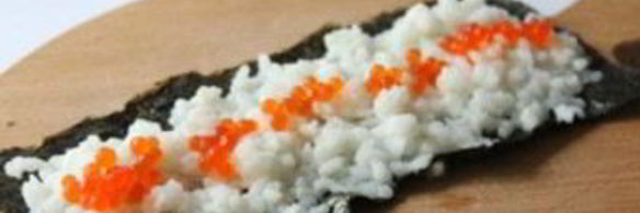 роллы с красной икрой